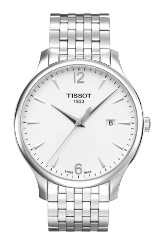Tissot Tradition Quartz 42 Stainless Steel / Silver / Bracelet